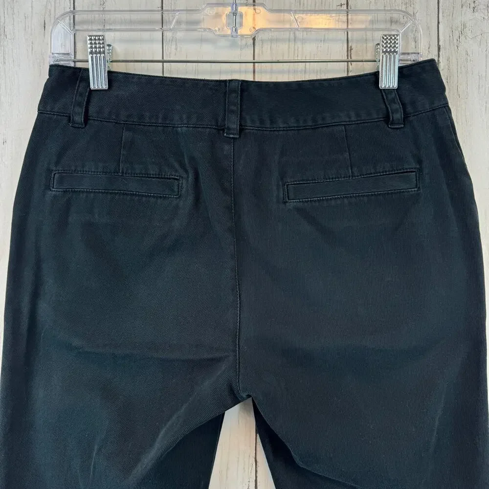 Lauren Ralph Lauren Black Zip Front Pocket Skinny Pointe Pants Size 4 Petite